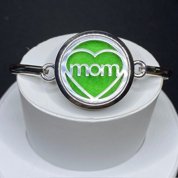 Aromatherapy Bangle Bracelet Multicolor Heart Mom - Picture 5 of 12